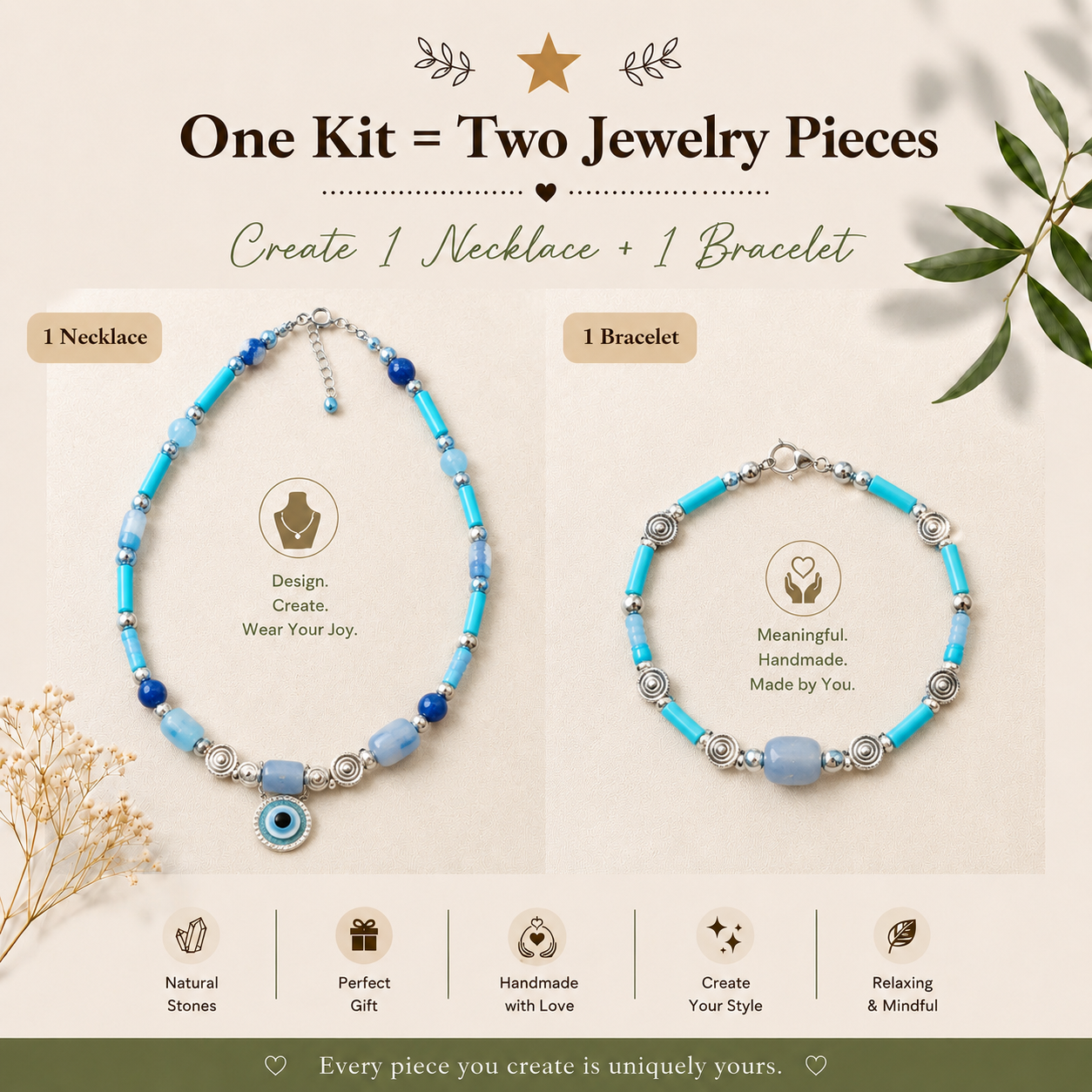 Ocean Whisper Box Jewelry Kit